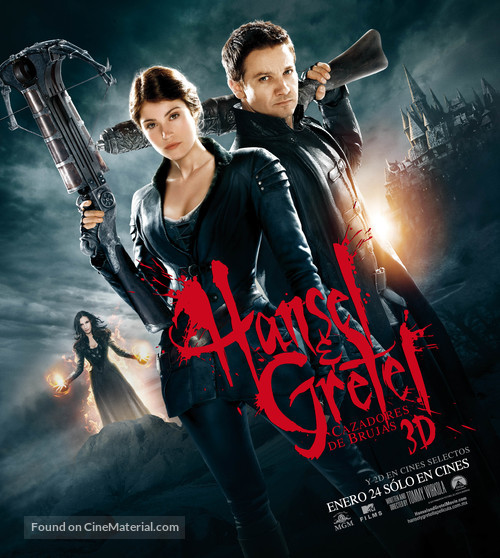 Hansel &amp; Gretel: Witch Hunters - Mexican Movie Poster