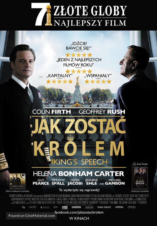 The King&#039;s Speech - Polish Movie Poster