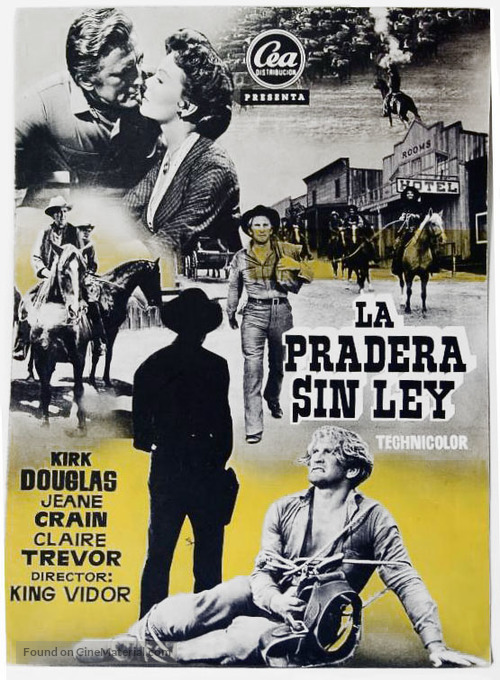 Man Without a Star - Spanish Movie Poster