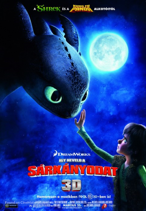 How to Train Your Dragon - Hungarian Movie Poster