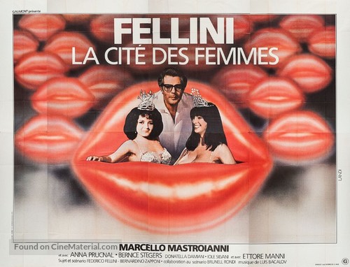 La citt&agrave; delle donne - French Movie Poster