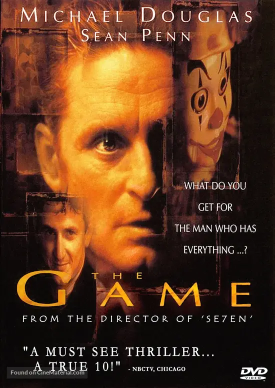 The Game (1997) dvd movie cover