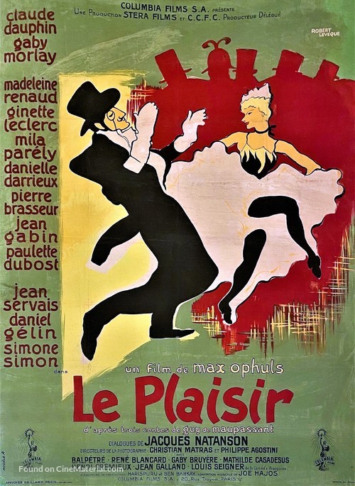 Le plaisir - French Movie Poster