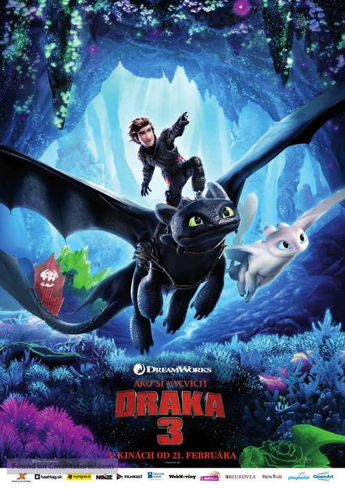 How to Train Your Dragon: The Hidden World - Slovak Movie Poster