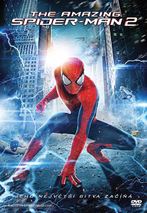 The Amazing Spider-Man 2 - Czech DVD movie cover
