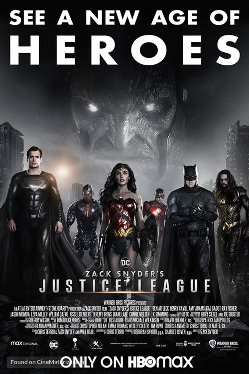 Zack Snyder&#039;s Justice League - Movie Poster