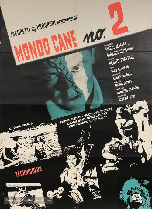 Mondo cane 2 - Danish Movie Poster