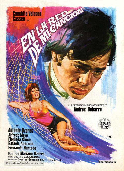 La red de mi canci&oacute;n - Spanish Movie Poster