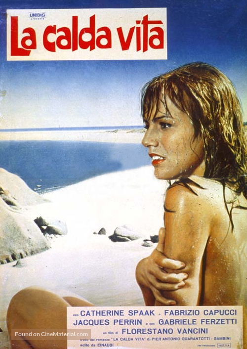 La calda vita - Italian Movie Poster