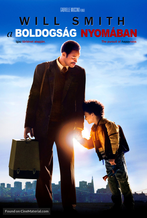 The Pursuit of Happyness - Hungarian Movie Cover