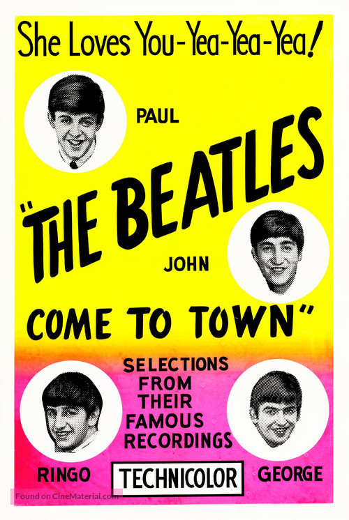 The Beatles Come to Town - Movie Poster