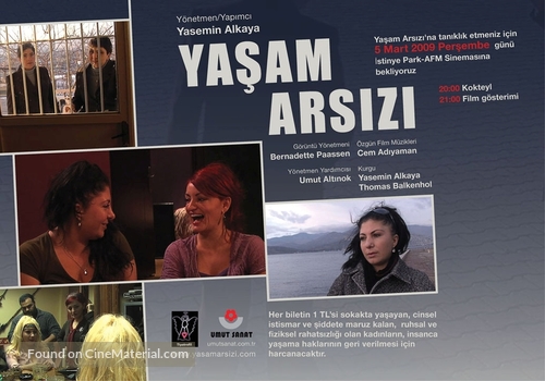 Yasam arsizi - Turkish Movie Poster
