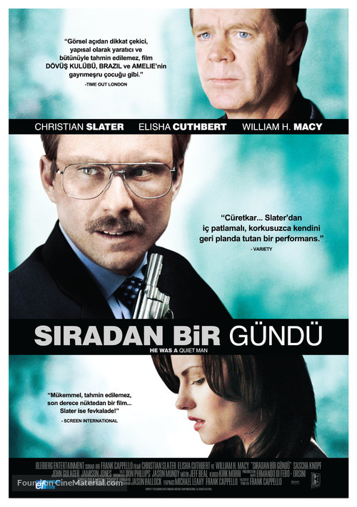 He Was a Quiet Man - Turkish Movie Poster