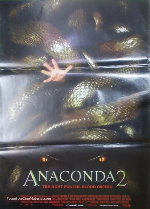 Anacondas: The Hunt For The Blood Orchid - Indian Movie Poster