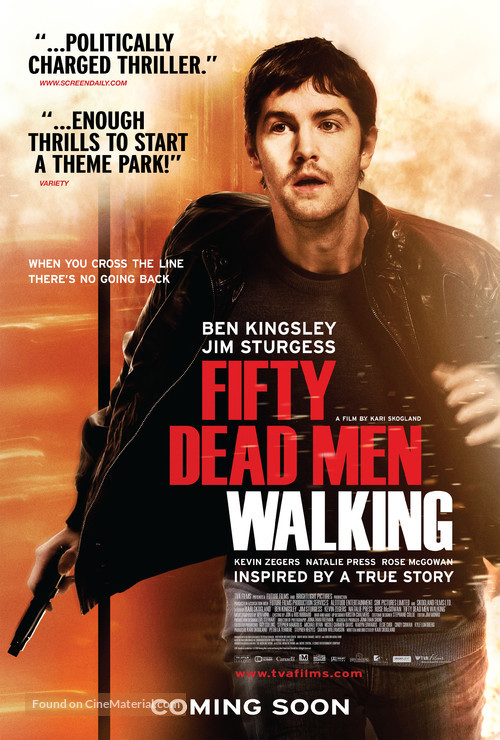 Fifty Dead Men Walking - Canadian Movie Poster