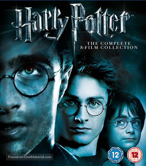 Harry Potter and the Prisoner of Azkaban - British Blu-Ray movie cover