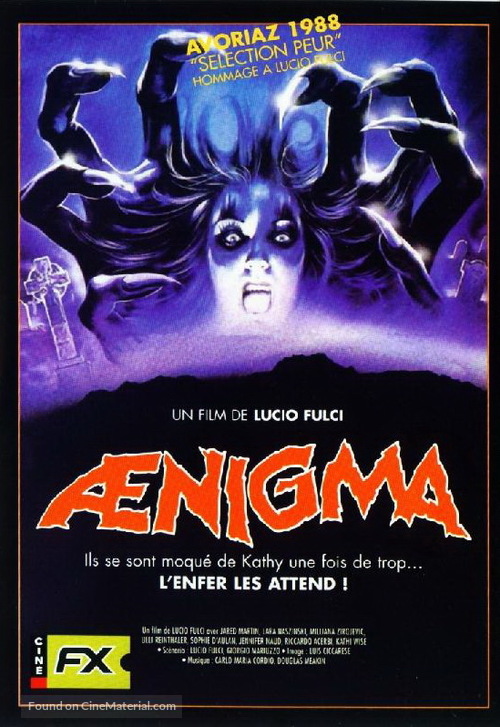 Aenigma - French DVD movie cover