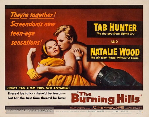 The Burning Hills - Movie Poster