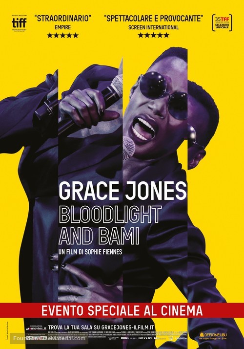 Grace Jones: Bloodlight and Bami - Italian Movie Poster