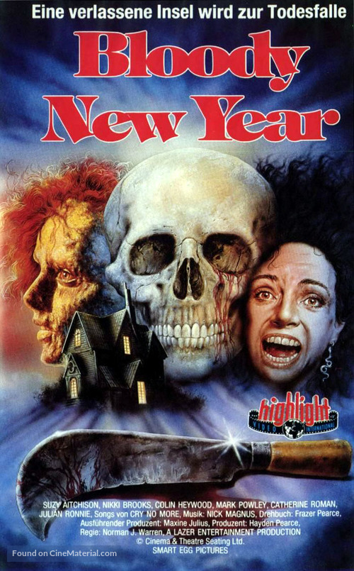 Bloody New Year - German VHS movie cover