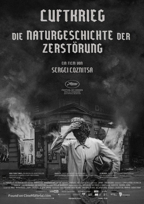 The Natural History of Destruction - German Movie Poster