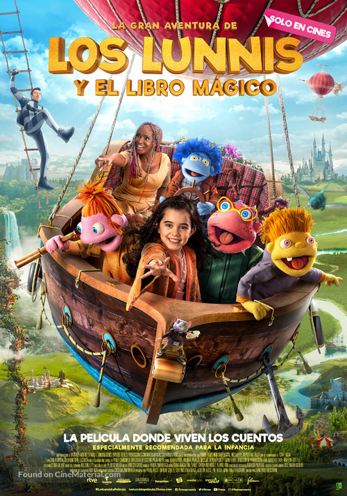 La gran aventura de Los Lunnis y el Libro M&aacute;gico - Spanish Movie Poster