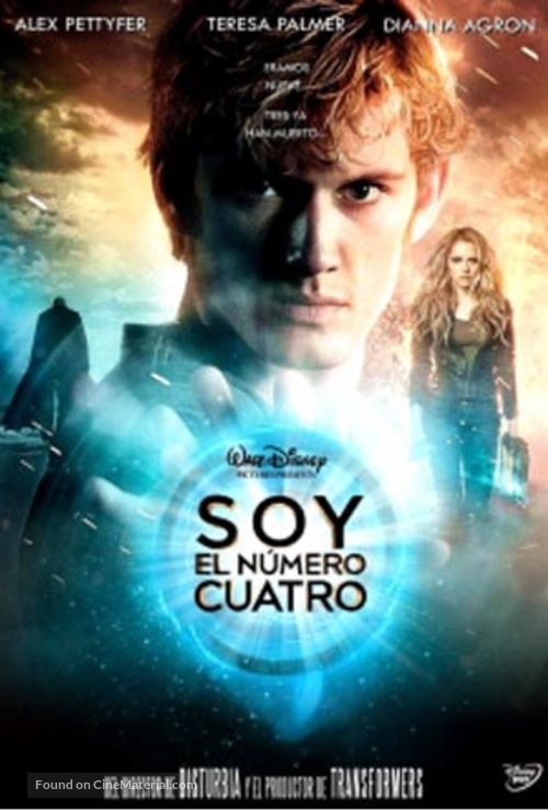 I Am Number Four - Argentinian DVD movie cover