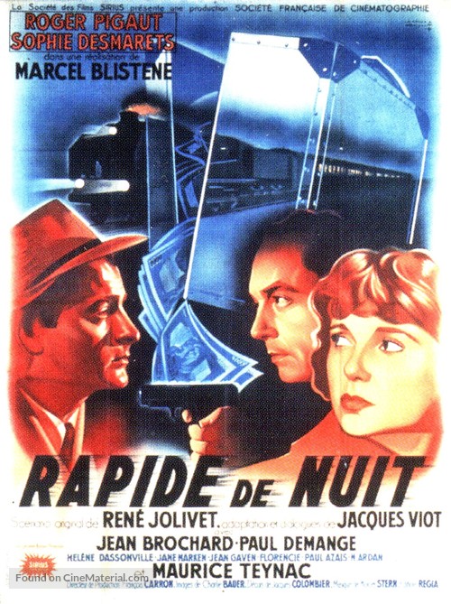 Rapide de nuit - French Movie Poster