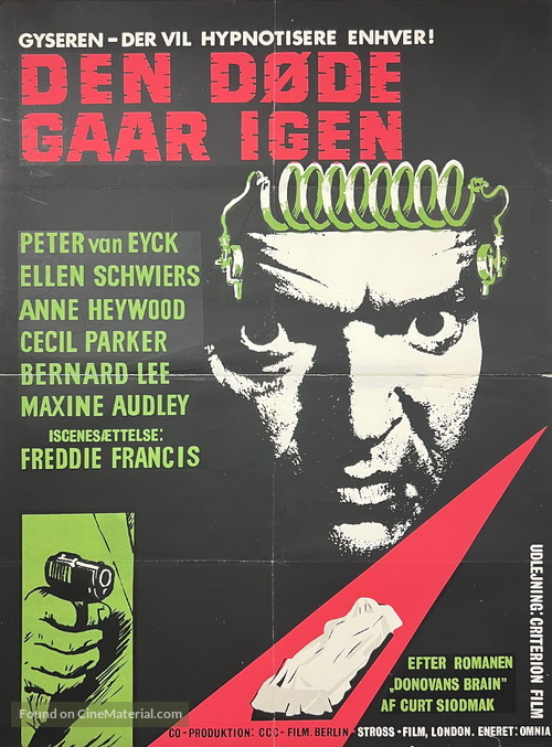 The Brain - Danish Movie Poster