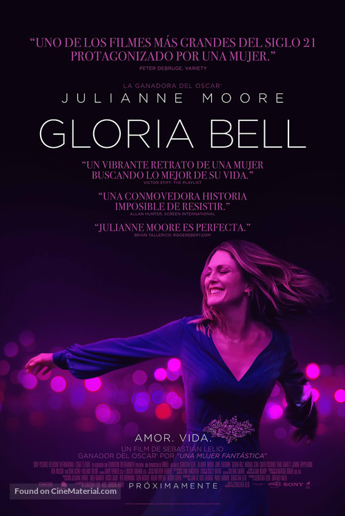 Gloria Bell - Argentinian Movie Poster