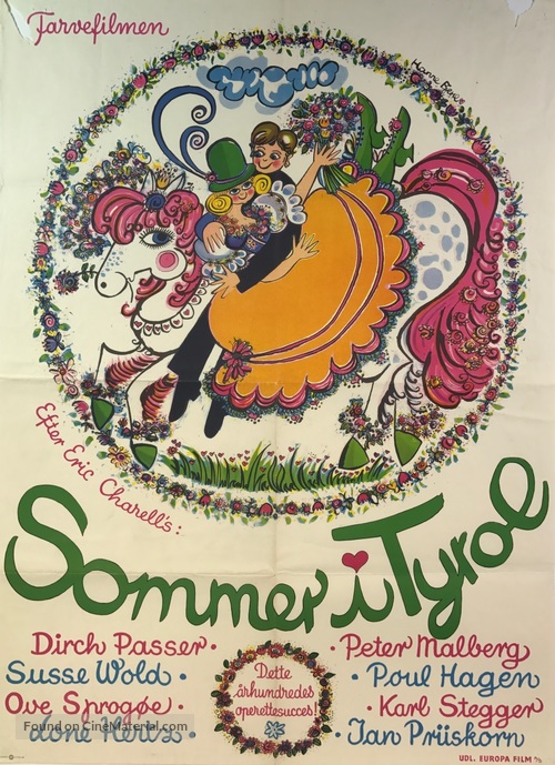 Sommer i Tyrol - Danish Movie Poster