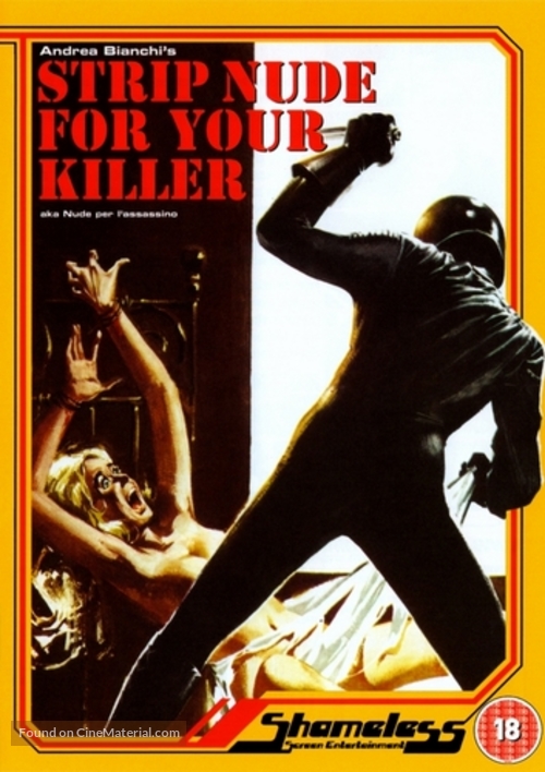 Nude per l&#039;assassino - British Movie Cover