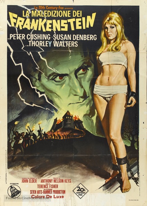 Frankenstein Created Woman - Italian Movie Poster