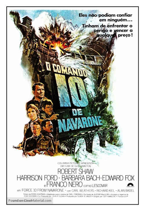 Force 10 From Navarone - Brazilian Movie Poster