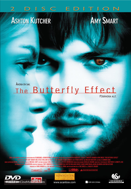 The Butterfly Effect - Swedish DVD movie cover