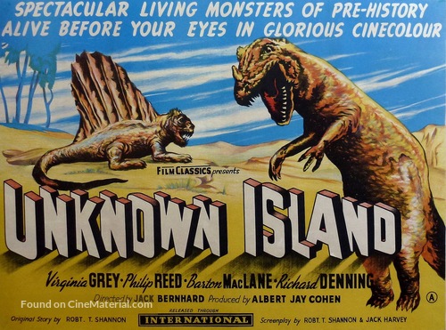Unknown Island - British Movie Poster