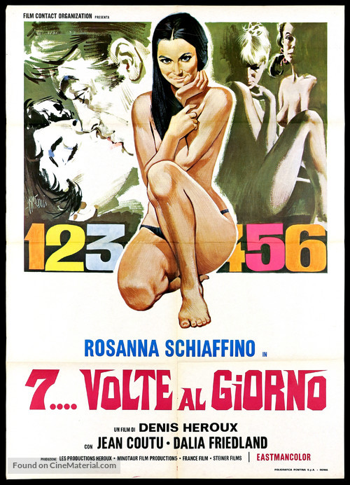 7 fois... par jour - Italian Movie Poster