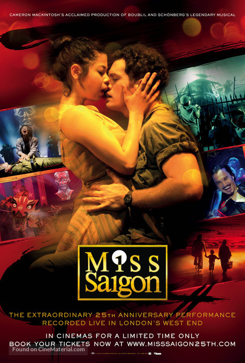 Miss Saigon: 25th Anniversary - British Movie Poster