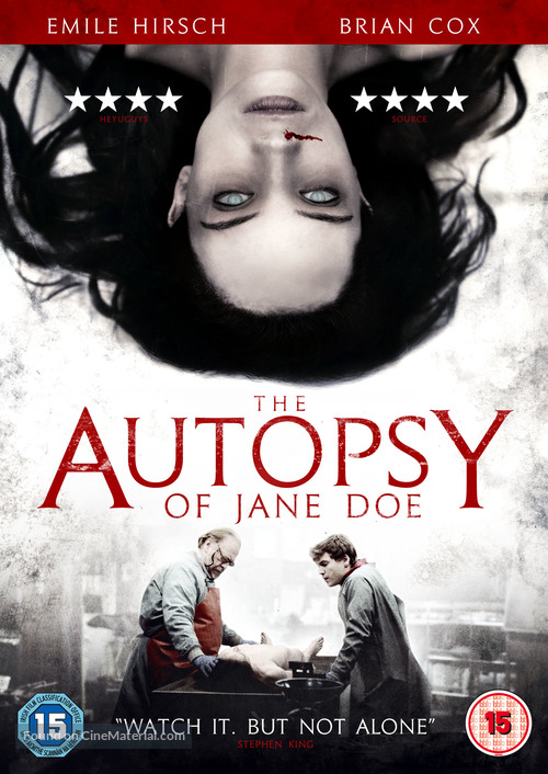 The Autopsy of Jane Doe - British Movie Cover