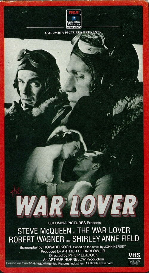 The War Lover - VHS movie cover