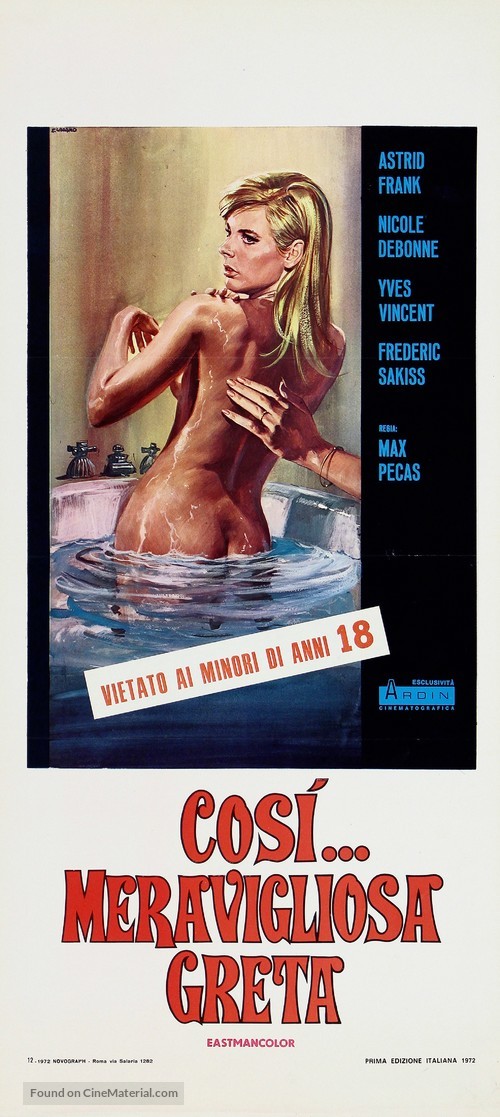 Claude et Greta - Italian Movie Poster