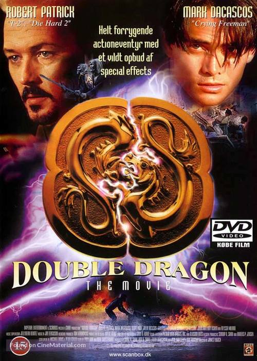 Double Dragon - Danish DVD movie cover