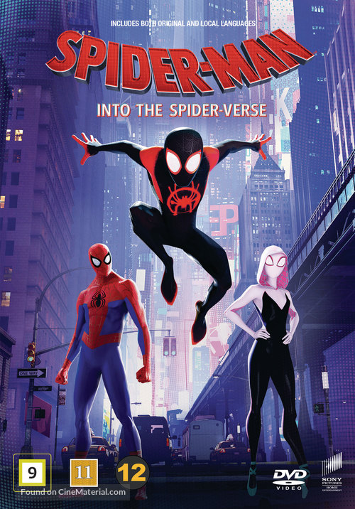 Spider-Man: Into the Spider-Verse - Danish DVD movie cover