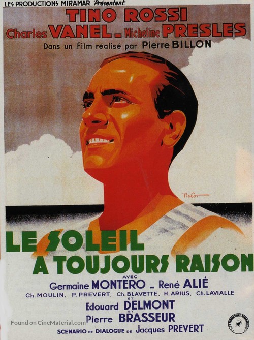 Le soleil a toujours raison - French Movie Poster