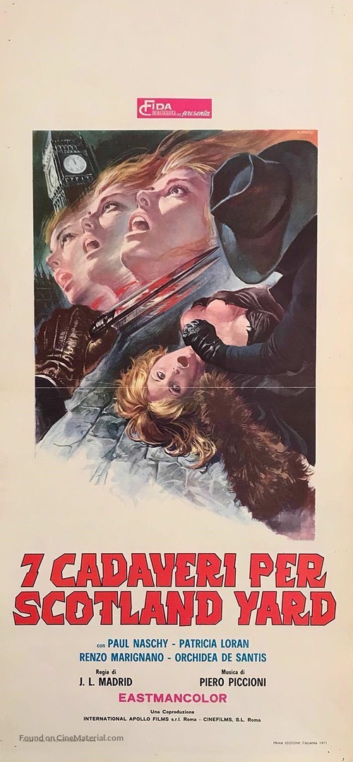 Jack el destripador de Londres - Italian Movie Poster