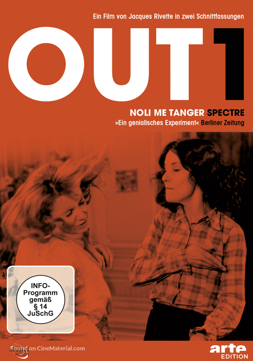 Out 1, noli me tangere - German DVD movie cover