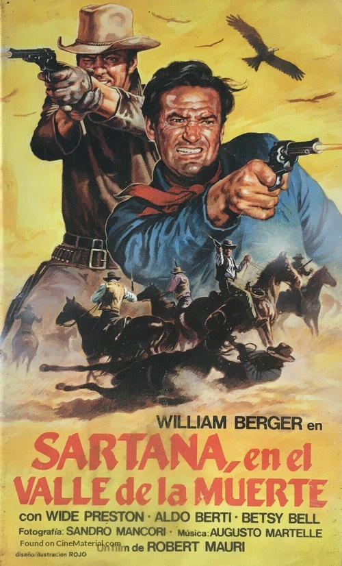 Sartana nella valle degli avvoltoi - Spanish VHS movie cover