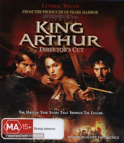 King Arthur - Australian Blu-Ray movie cover