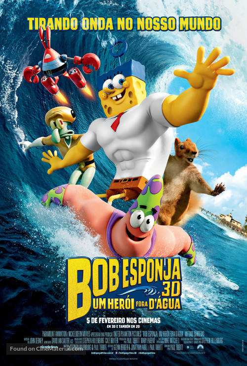 The SpongeBob Movie: Sponge Out of Water - Brazilian Movie Poster