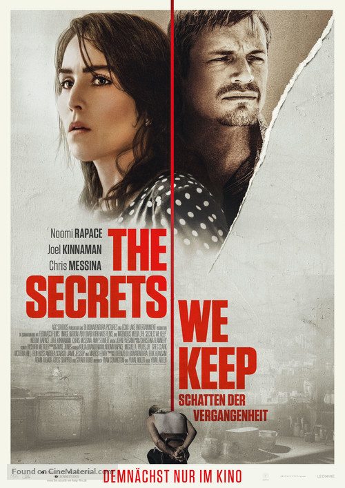 The Secrets We Keep - German Movie Poster